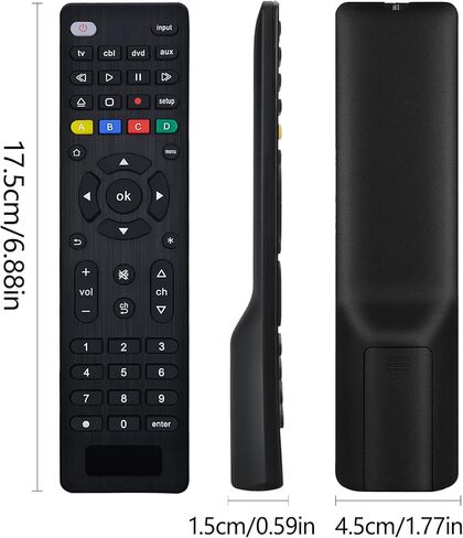 VIZIO Soundbar Remote Control Replacement XRS321 for VIZIO Sound Bar S2120W-E0D S2120WE0D S2120W-E0 S2120WE0 S2121W-D0 S2121WD0 S2920W-0 S2920W0 S2920W-C0 in Saudi Arabia