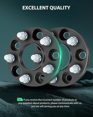 SCITOO 4Pcs 5x4.5 Wheel Spacers 20mm Studs 14x1.5 Bore 70.5mm Hubcentric Fit for Lincoln Aviator for Ford Explorer for Mustang in Saudi Arabia