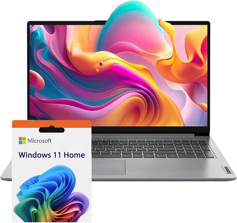 كمبيوتر محمول شخصي Lenovo IdeaPad Slim 3، شاشة لمس 15.6 بوصة FHD 1920*1080، AMD Ryzen 3 7330U، ذاكرة وصول عشوائي 8 جيجابايت فقط، 512 جيجابايت SSD، Wi-Fi 6، قارئ بصمات الأصابع، كاميرا ويب، لوحة مفاتيح بإضاءة خلفية، Windows 11 Home، رمادي in Saudi Arabia