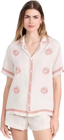 Desmond & Dempsey Women's Embroidered Cuban Set in Saudi Arabia