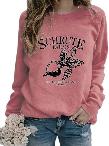 Women Long Sleeve Schrute Farms Sweatshirt in Saudi Arabia