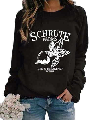Women Long Sleeve Schrute Farms Sweatshirt in Saudi Arabia