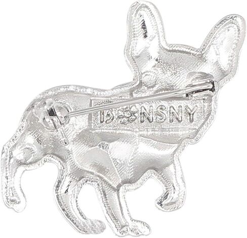 Bonsny Enamel Alloy Rhinestone French Bulldog Brooches Pin Jewelry For Women Girls Novelty Gift Charms in Saudi Arabia