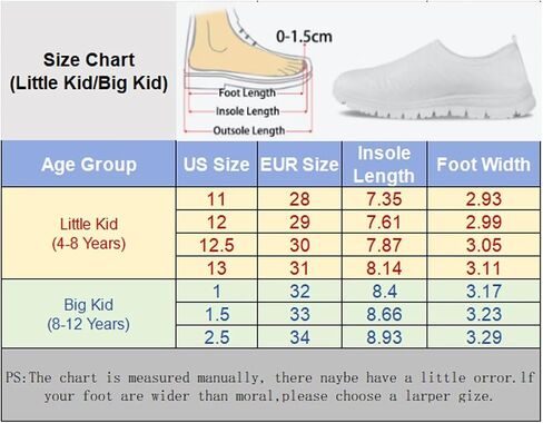 Girls Slip On Sneakers Kids Tennis Shoes Cartoon Running Athletic Shoes in Kuwait