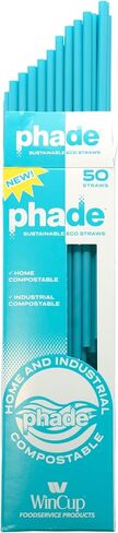 Eco-Friendly 7.75" 375 Count Jumbo Drinking Straws - Sustainable Marine Biodegradable Compostable Individually Wrapped, 1 Pack in Saudi Arabia