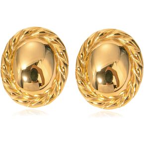 Chunky Gold Earrings for Women in Saudi Arabia