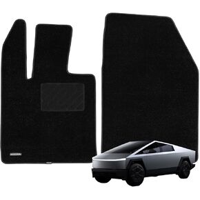 WENNEBIRD Superior Carpet Floor Mats for 2023-2025 Tesla Cybertruck, Premium All Weather Anti-Slip Waterproof Floor Liners, 0.6 Inch Thickness Rugs - 3pc