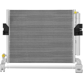 DNA MOTORING Aluminum Air Conditioning A/C Condenser Compatible with Toyota Tacoma 2005-2012, TO3030205, OEM-CDS-3393