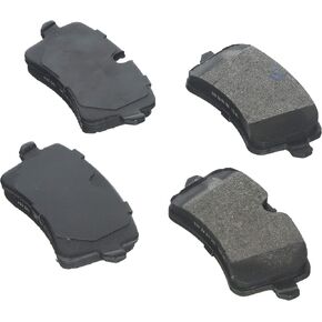 BOSCH BE1547H Blue Semi-Metallic Disc Brake Pad Set With Hardware - Compatible With Select Audi A6, A6 Quattro, A7 Quattro, A8 Quattro, RS5, RS7, S6, S7, S8, SQ5; Porsche Macan; REAR