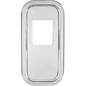 United Pacific 21732B - Transmission Shift Lever Plate Base Cover - Peterbilt Stainless Steel Shift Plate Cover - 5-3/4"