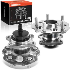 A-Premium 2 x Rear Wheel Bearing and Hub Assembly with ABS & 5-Lug Compatible with Toyota Prius V 2012-2018, Mirai 2016-2020
