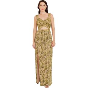 Dress the Population Women's Mirabella Fit and Flare Maxi Dress