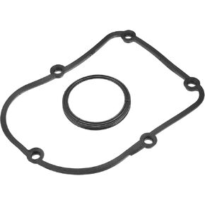 No.06H103483C Engine Timing Chain Cover Gasket Seal for VW Beetle 2012-2016 for VW CC 2012-2017 / Upper/Durable Rubber / 1 Set Black
