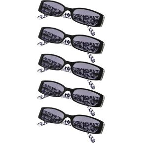 5-Pack Ladies Floral Design Temples Reading Glasses for Women Includes Sunshine Readers