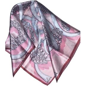 Pure Silk Square Scarf, 20 x 20 Inches – A Luxurious and Versatile Accessory for Neck, Head, or Handbag