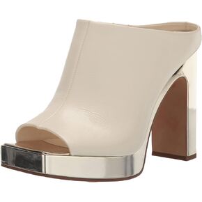 DKNY Women's Peep Toe Platform Heeled Slip-On Bootie Sandal