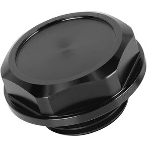 Black Aluminum Alloy Gas Oil Filler Plug Cover Engine Fuel Tank Cap for Toyota Replacement