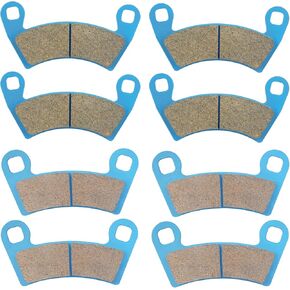 Front & Rear Brake Pads Ceramic for 2016-2021 Polaris General, Replace for 1911228 1912508 2205949 1911197 2203318 2203930, 4 sets Front and Rear Brake Pads