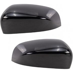 TRQ Mirror Caps Set Compatible with 2014-2018 Jeep Cherokee