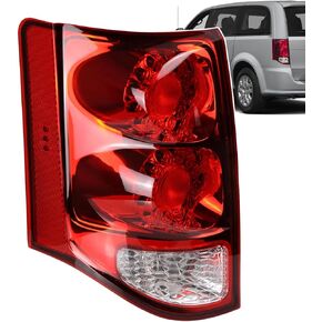 LED Tail Lights Assembly Compatible with 2011-2020 Dodge Grand Caravan Left Driver Side Replace:5182535AF