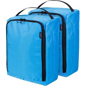 Gloppie Shoe Bags for Travel Shoe Pouch Portable Large Shoes Storage Bag (2 PACK) for Men Women Black Shoe Organizer Shoe Packing Cubes Gym Sport Must Have for Business Trip Bolsa de Zapatos