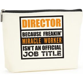 Leader Makeup Bag Cosmetic Bag Travel Accessories Team Leader Gifts for Women Leadership Retirement Appreciation Office Gifts for Entrepreneur Team Leader Boss Female Colleague Coworker Survival Kit
