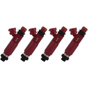 Injectors Kit,SCITOO 4 Holes Fuel Injector fit for 1999 2000 2001 for Mazda Miata 1.8L,Set of 4