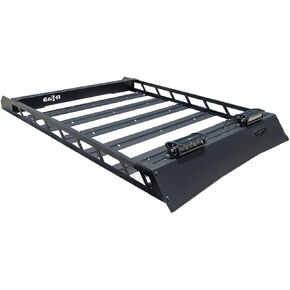 RealTruck Modular Roof Rack for Toyota 4Runner | Aluminum, Textured Black, Aerodynamic Design | T102MRF | Fits 2010-2023 Toyota 4Runner SUV