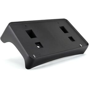 DAT AUTO PARTS Front Bumper License Plate Frame Tag Mounting Bracket Holder Replacement for 2004-2008 Dodge Ram 1500 2500 3500 for use w/Plastic Bumpers Black Textured Plastic CH1068111 55077158