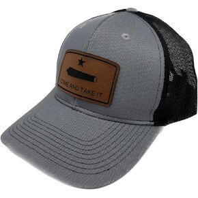 Come and Take It Cannon Lone Star Leather Patch Series Baseball Trucker Hat