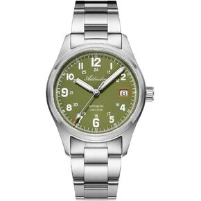 ADDIESDIVE Mens Watch NH35A Automatic Movement Synthetic Sapphire Analog Watch 200M Waterproof Simple Fashion Stainless Steel Watch Business Watch for Men