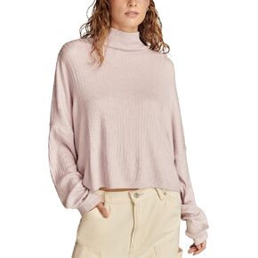 Lucky Brand Women's Cloud Rib Mock Neck Top