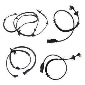 ABS Wheel Speed Sensor Set of 4 Compatible with Ford F-150 2011 2012 2013 2014, V6 V8 3.5L 3.7L 5.0L 6.2L Replace ALS2250 BRAB420 ALS2250 BL1Z2C190A BL3Z2C190C CL3Z2C204B