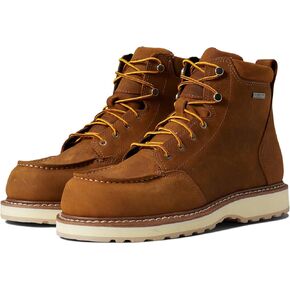 Danner Cedar River 6" Waterproof Work Boots for Men - Premium Leather with Breathable Danner Dry Barrier and Oil- and Slip-Resistant Outsole, EH Rated