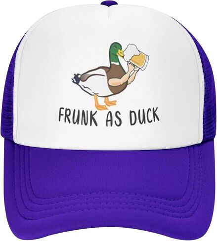 Duck Trucker Hat,Adjustable Funny Mesh Cap,Unisex Baseball Caps,Suitable for Sports,Fishing,Travel in Saudi Arabia