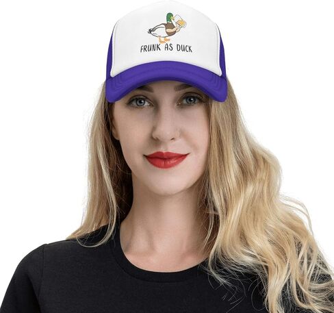Duck Trucker Hat,Adjustable Funny Mesh Cap,Unisex Baseball Caps,Suitable for Sports,Fishing,Travel in Saudi Arabia