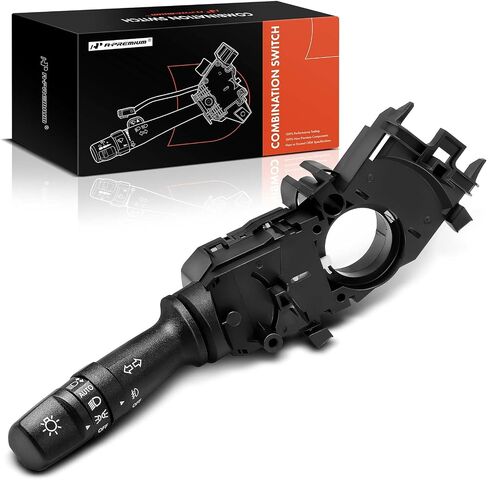 A-Premium Turn Signal Switch, Headlight Dimmer (Auto), Parking/Fog Light Multifunction Switch Lever Compatible with Hyundai Elantra 2011-2012, Sonata 2011 2013, Kia Sorento 2011-2013 in Saudi Arabia