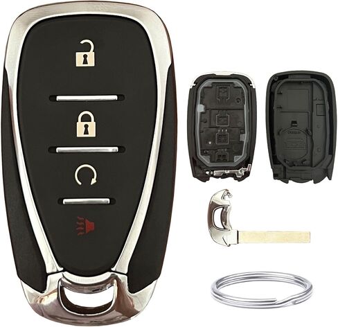 Replacement for Chevrolet Key Fob Shell Cover fits for Chevy Malibu Cruze Camaro Volt Blazer Traverse Keyless Entry Key Fob Case (5-Button) in Kuwait