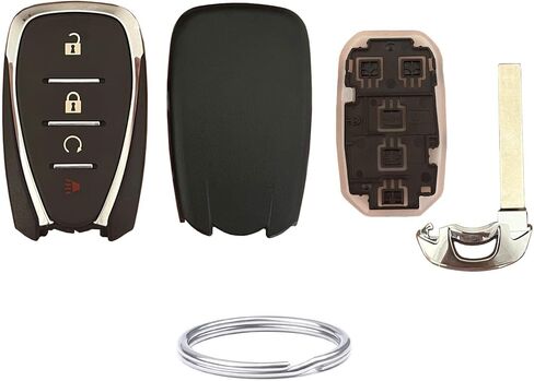 Replacement for Chevrolet Key Fob Shell Cover fits for Chevy Malibu Cruze Camaro Volt Blazer Traverse Keyless Entry Key Fob Case (5-Button) in Kuwait
