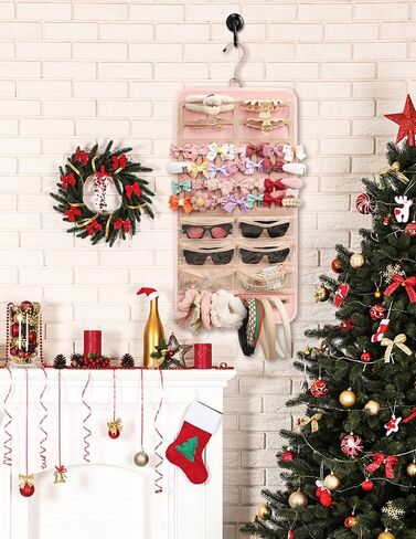 Ethereal Hanging Claw Clip Organizer for Girls/Women with Hanger Metal Hooks, Claw Clip Organizer, Wall Hanging for Girl Room in Kuwait
