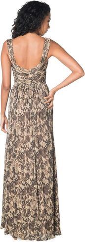 Dress the Population Women's Mirabella Fit and Flare Maxi Dress in Saudi Arabia