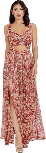 Dress the Population Women's Mirabella Fit and Flare Maxi Dress in Saudi Arabia