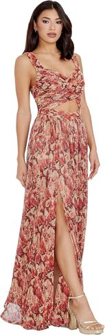 Dress the Population Women's Mirabella Fit and Flare Maxi Dress in Saudi Arabia