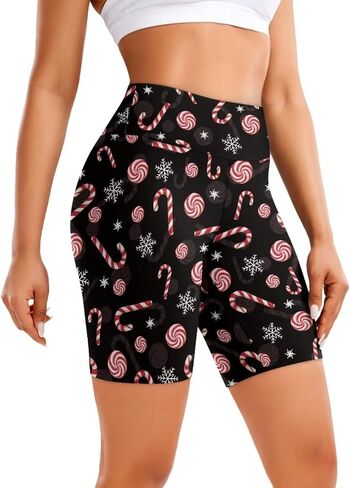 Xpyiqun Workout Shorts Women Hight Waisted Athletic Biker Shorts Tummy Control Gym Running Shorts Activewear Yoga Pants in Kuwait