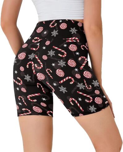 Xpyiqun Workout Shorts Women Hight Waisted Athletic Biker Shorts Tummy Control Gym Running Shorts Activewear Yoga Pants in Kuwait