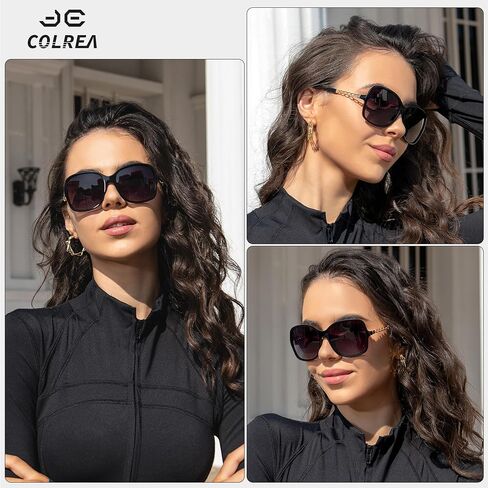 Oversized Sunglasses Womens Trendy Big Square Large Frame Sun Glasses Ladies Shades UV Protection CL144 in Saudi Arabia