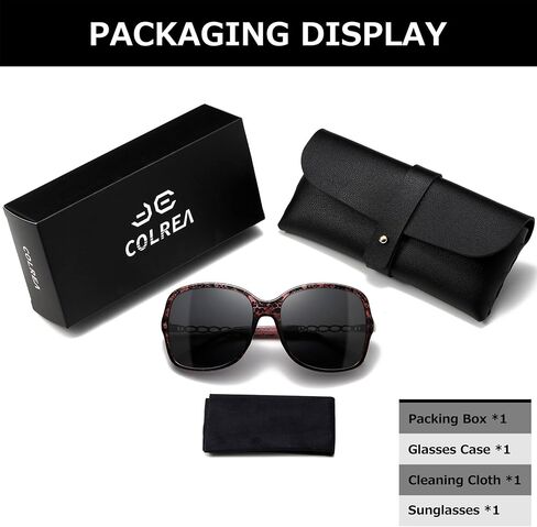 Oversized Sunglasses Womens Trendy Big Square Large Frame Sun Glasses Ladies Shades UV Protection CL144 in Saudi Arabia