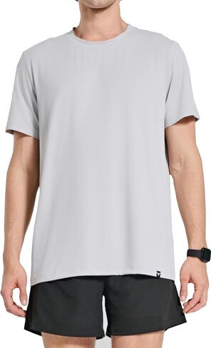 Men's Essential Regular Fit T-Shirts Short Sleeve Workout T Shirts in Saudi Arabia