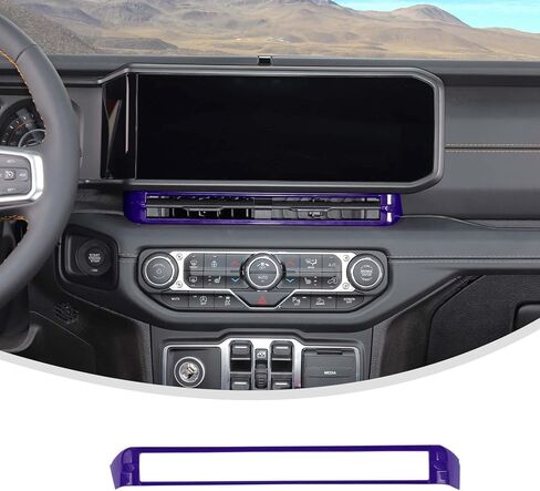 Linskip Center Console Air Vent Cover Compatible with 2024 2025 Jeep Wrangler JL 4XE & Gladiator JT Sport Rubicon Sahara Willys, Air Conditioning Vent Trim, Interior Accessories(Pink) in Saudi Arabia