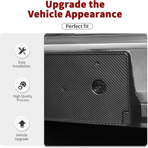 Front License Plate Holder, License Plate Frame Mount Bracket Compatible with Dodge RAM 2018-2023+ (Carbon Fiber) in Saudi Arabia